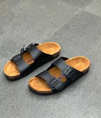 Birkenstock Arizona Slides Leather Black
