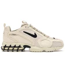 Nikee Air Zoom Spiridon Cage 2 x Stussy Fossil with og box
