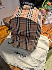 Burberry Unisex Travel Clg Backpack With Dust Bag (B581)