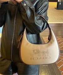 Coach Carmen Shoulder Bag With OG Box Dust Bag 681214 Day Canvas