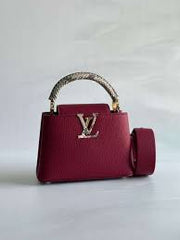 Louis Vuitton Capucines Medium Maroon OG Double Box With Dust Bag 9681575