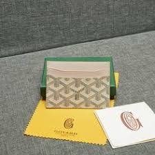 Goyard Saint Sulpice Card Holder Wallet With Dust & OG Box Grey 9636