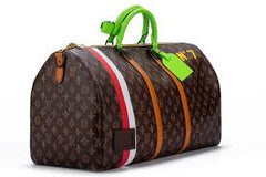 Louis Vuitton Keepall Bandouliere 55 Trunk NO7 Weekend Travel Duffle Bag With Tag & Dust Bag (8273)