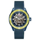 RADO CAPTAIN COOK SKELETON SPECIAL EDITION BLUE YELLOW