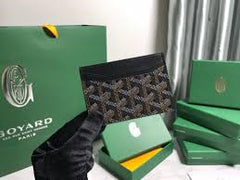 Goyard Saint Sulpice Card Holder Wallet With Dust & OG Box Brown 9636