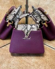 Louis Vuitton Capucines Medium Purple OG Double Box With Dust Bag 9681575