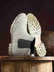 Zara Chelsea boots Grey Suede