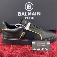 Balmain B Court Premium sneaker Black Gold