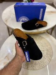 BirkenStock Boston suede Premium Sandal
