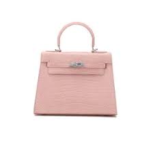 Hermes Blanc Crocodile Niloticus Pink Encrusted Birkin Bag With OG Box & Dust Bag (1080 Pink)