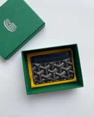 Goyard Saint Sulpice Card Holder Wallet With Dust & OG Box Brown 9636