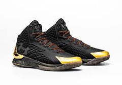 Under Armour Stephen Curry 1 Black White Gold Under Armour Stephen Curry 1 Black White Gold
