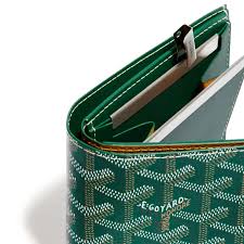 Goyard Grenelle Passport Holder Cover With OG Box & Dust Bag (804 Green)