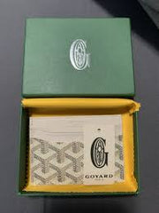 Goyard Saint Sulpice Card Holder Wallet With Dust & OG Box Grey 9636
