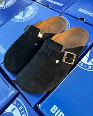 BirkenStock Boston suede Premium Sandal
