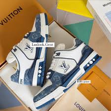 LOUISS VUITTON MID DENIM SNEAKER