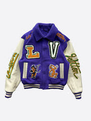 Louis Vuitton Varsity Jacket Purple