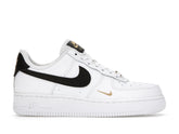 NIKE AIR FORCE 1 BLACK GOLD MINI SWOOSH
