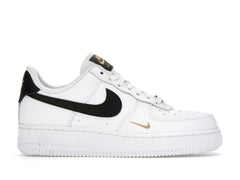 NIKE AIR FORCE 1 BLACK GOLD MINI SWOOSH