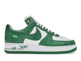 NIKE AIR FORCE 1 LOUIS VUITTON OFF-WHITE WHITE GREEN