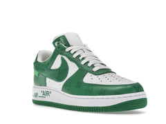 NIKE AIR FORCE 1 LOUIS VUITTON OFF-WHITE WHITE GREEN