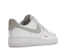 NIKE AIR FORCE 1 GREY GOLD MINI SWOOSH