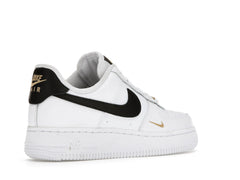 NIKE AIR FORCE 1 BLACK GOLD MINI SWOOSH