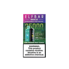 ELFBAAR RAYA D3 25000 PUFF Kiwi Passion Fruit Guava
