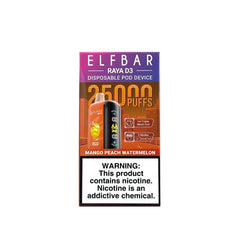 ELFBAAR RAYA D3 25000 PUFF Mango Peach Watermelon