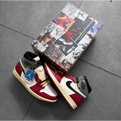 Union LA X Air Jordan 1 High Black Toe UA QUALITY