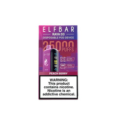 ELFBAAR RAYA D3 25000 PUFF Peach Berry