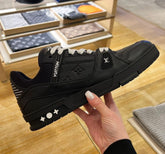 Louis Vuitton LV Trainer Black Embossed Monogram