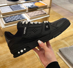 Louis Vuitton LV Trainer Black Embossed Monogram
