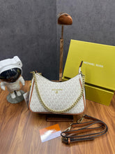 Michael Kors MK Jet Set Small Logo Pochette With Shoulder Strap With OG Box & Dust Bag. 22317 Beige Brown