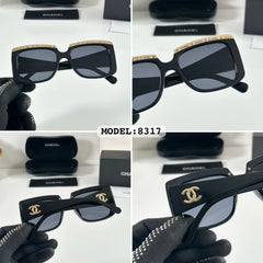 CHANEL WMNS 8317 GOLD BLACK