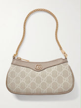 Gucci Ophidia Mini GG Canvas Chain Shoulder Bag With OG Box & Dust Bag 88333 Beige