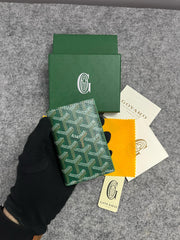 Goyard Saint Pierre Wallet Green With OG Box High Quality