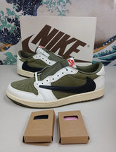 Travis Scott x Air Jordan 1 Low OG SP Medium Olive UA QUALITY