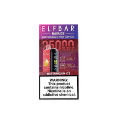 ELFBAAR RAYA D3 25000 Watermelon Ice