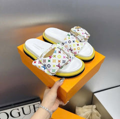 Louis Vuitton X Murakami Pool Pillow Comfort Mule With Original Box And Carry Bag