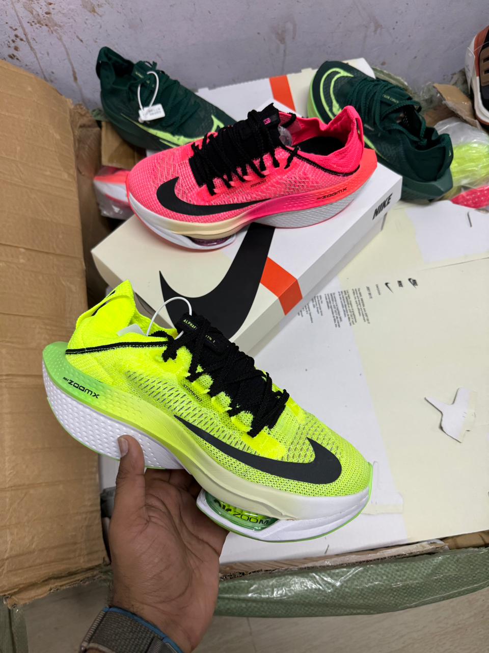 Nike Air Zoom Alphafly Next 2 Green & Pink