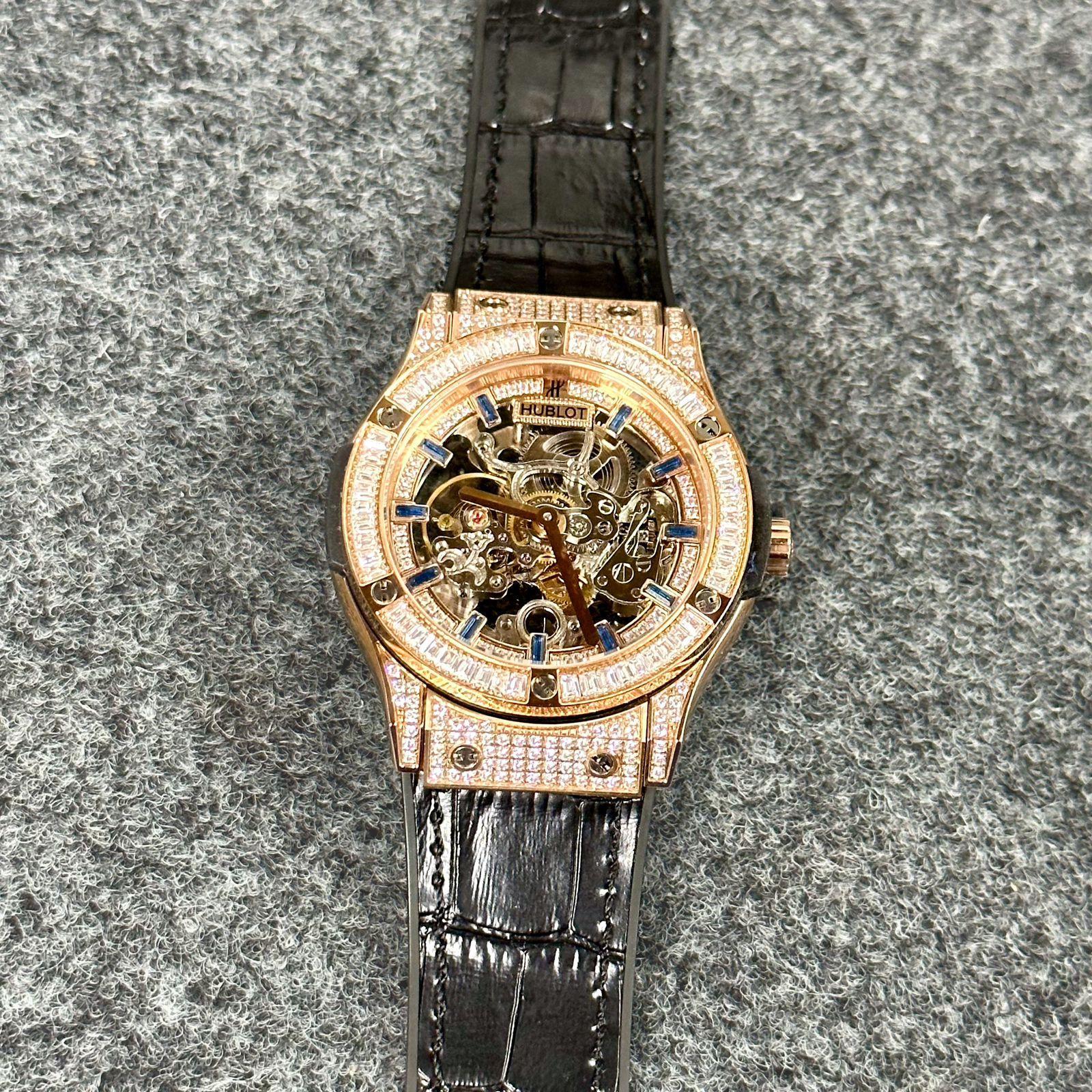 Hublot Big Bang Skeleton Dial Diamond Edition