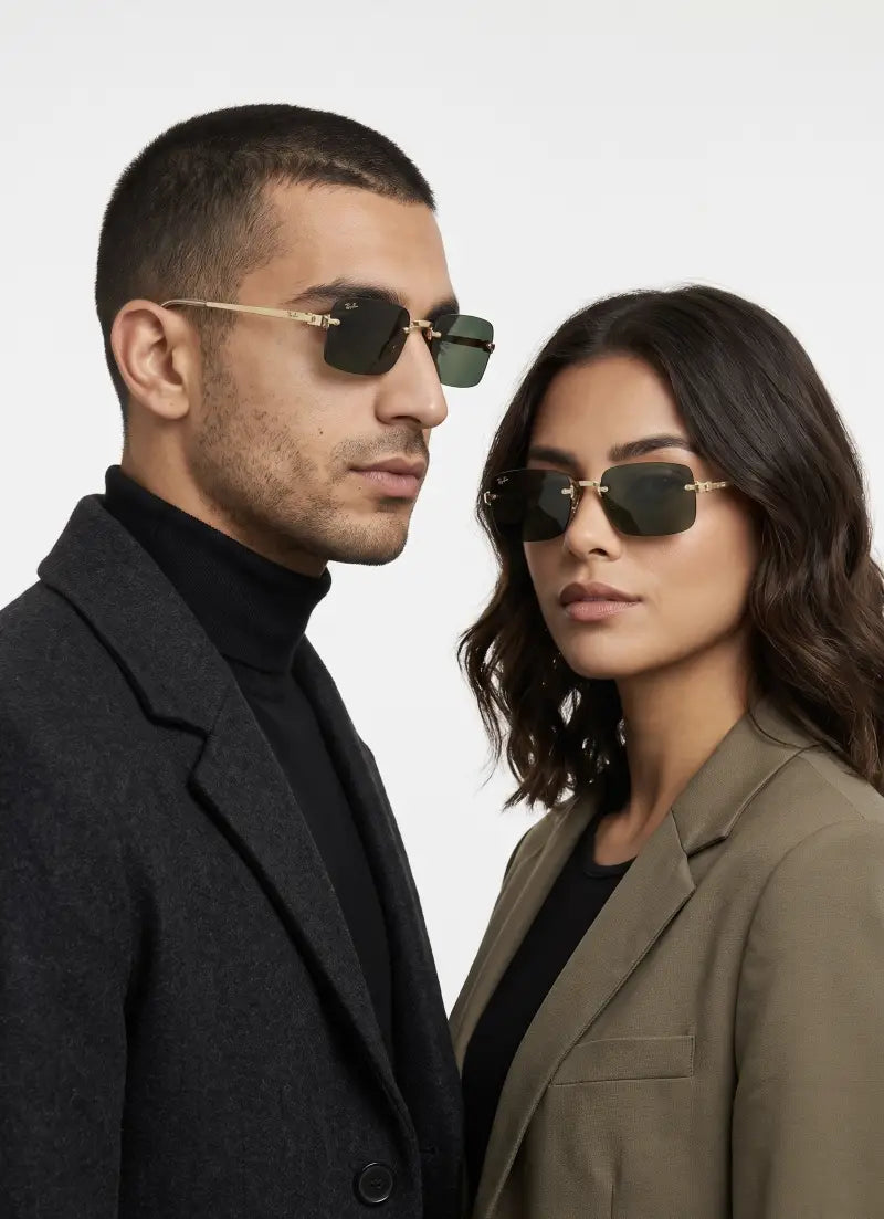 Rayban 888 Gold Green