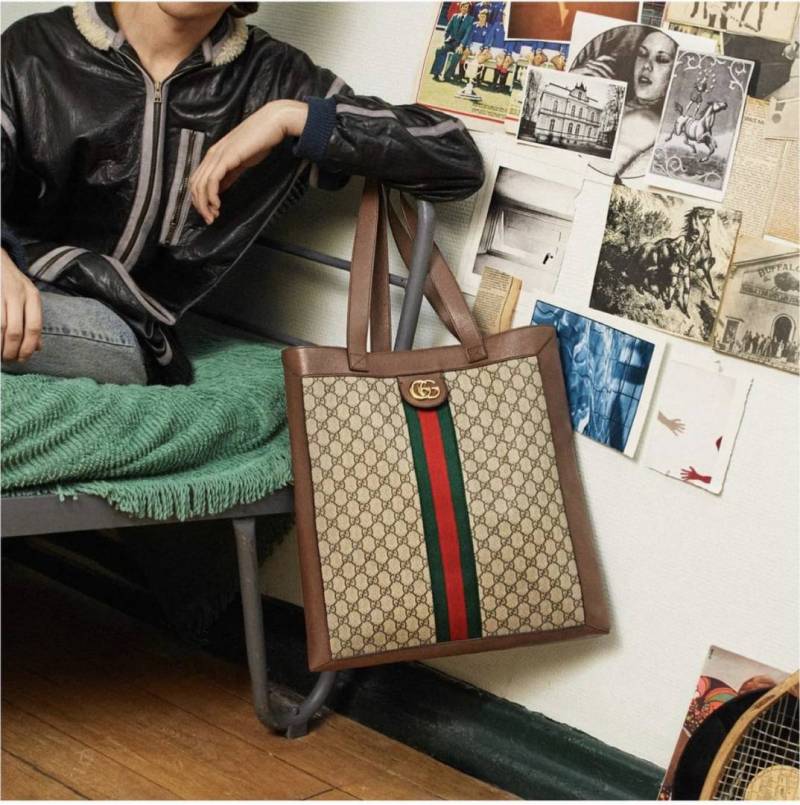 Gucci Ophidia Soft Gg Supreme Large Tote Gg Supreme Premium With Dust Bag 519335