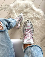 nike p6000 metallic sliver pink