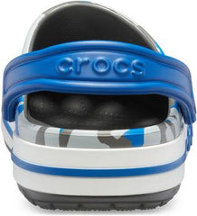 Crocs Grey Blue Bayaband Graphic II Clogs