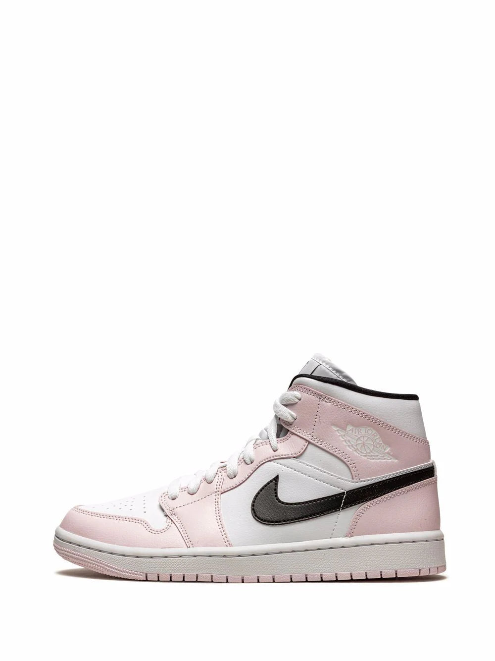 WMNs Nike Air Jordan Retro 1 Mid ‰ÛÏWhite/Pink‰۝