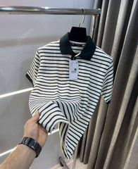 Zar a Green Premium Knitted Classic Polo T-Shirt