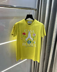 Casablanca Lemon Logo Print Imported T-Shirt