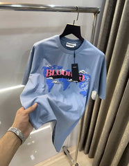 Bluorang Blue Imported Oversized T-Shirt
